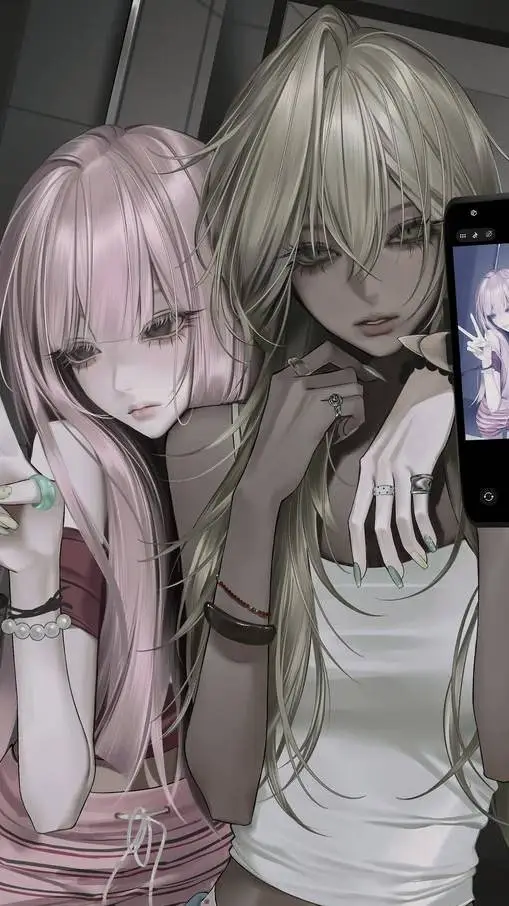 ai character: 🌸the runway duo<3🌸 background