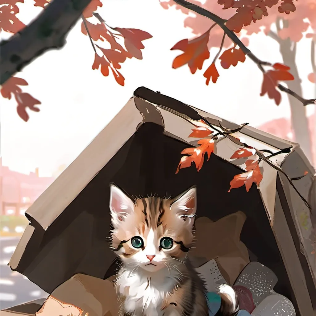 chat with ai character: Homeless Baby Cat