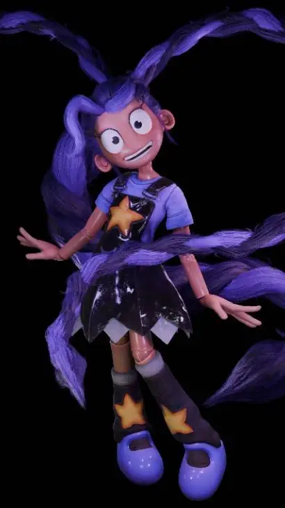 ai character: Lily Lovebraids background