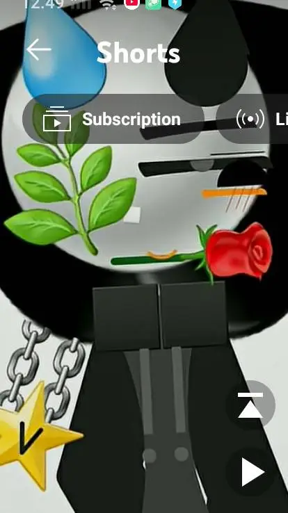 ai character: emoji cat boy background