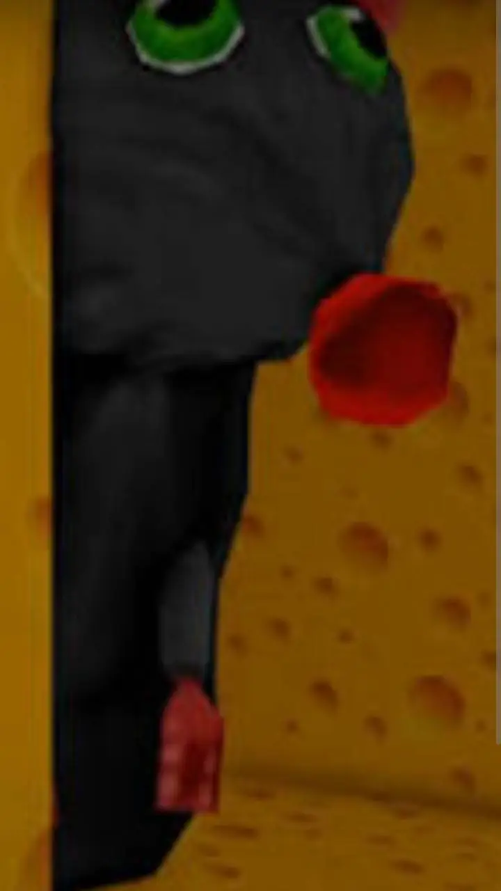 ai character: Cheese escape background
