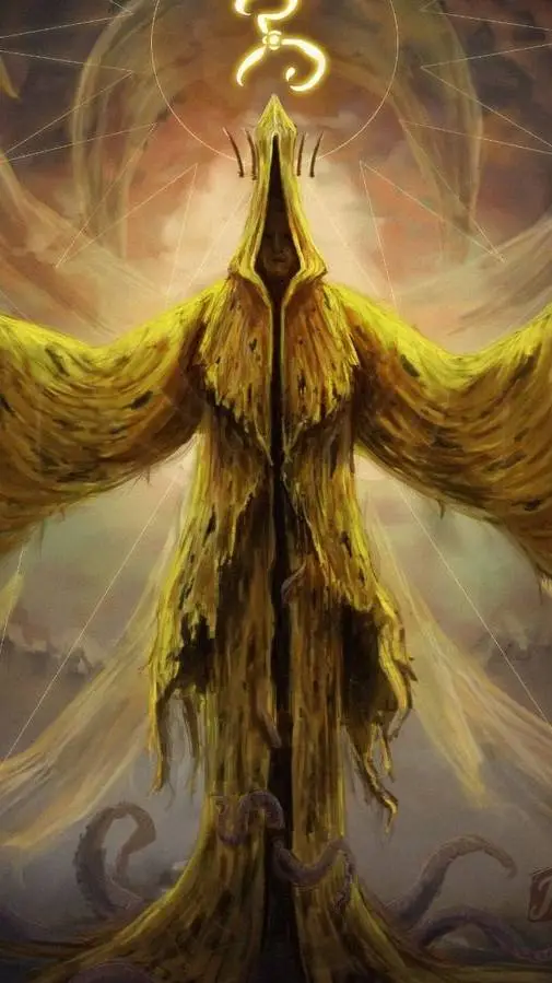 ai character: Hastur  background