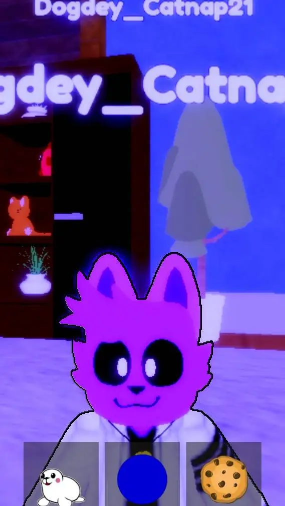 ai character: catnap baby background
