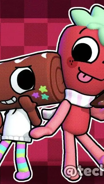 ai character: freaky sprout😰 background