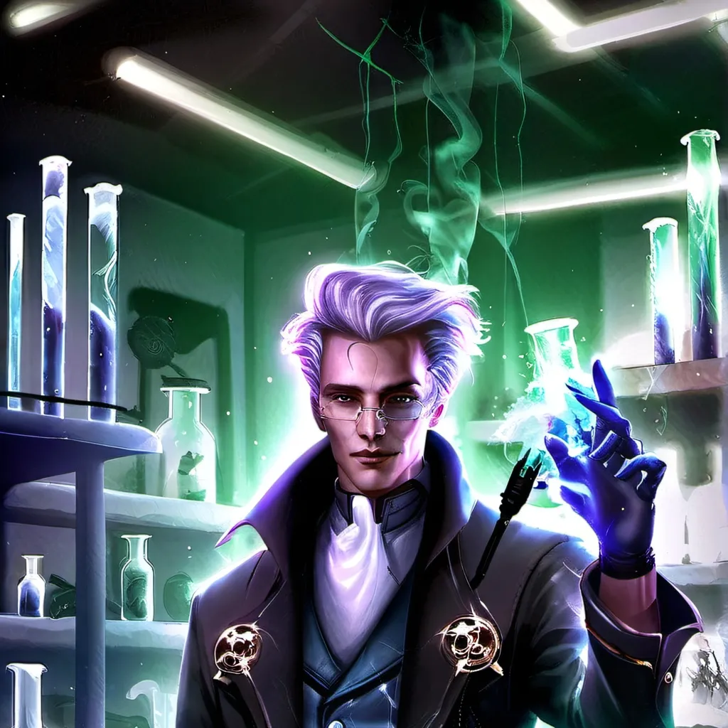chat with ai character: Evul scientist 