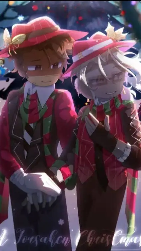 ai character: FORSAKEN CHRISTMAS background