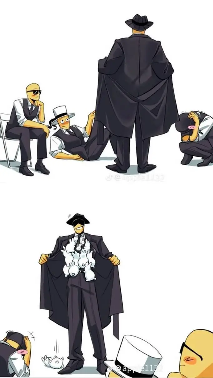 ai character: Mafioso and Youuuu background