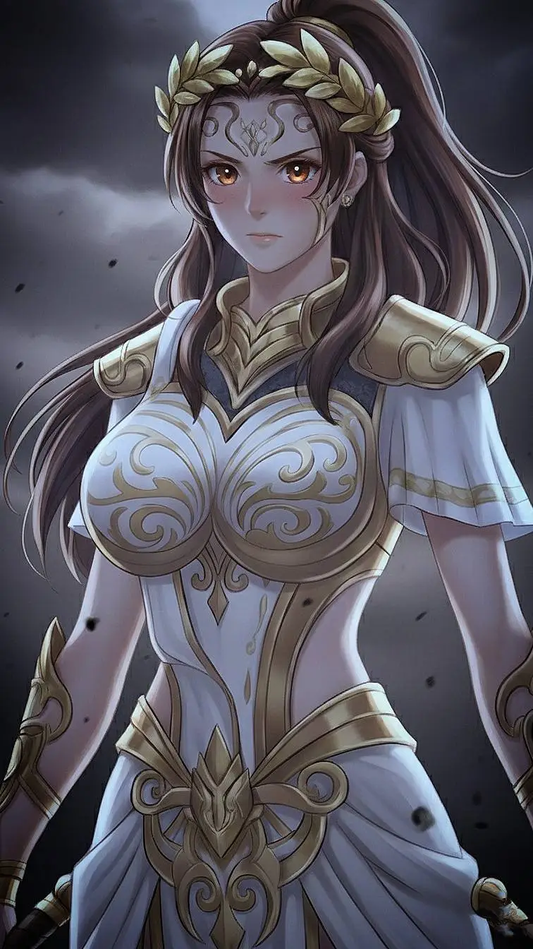 ai character: Athena  background