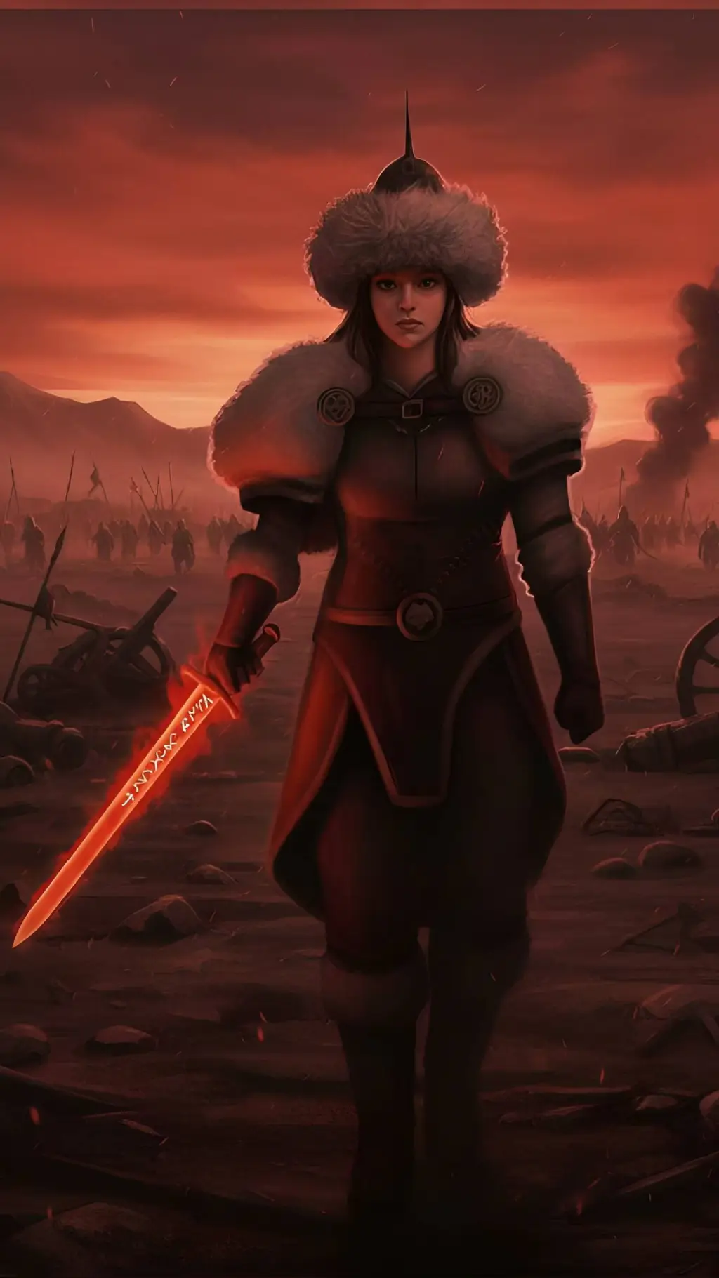 ai character: Asena khatun background