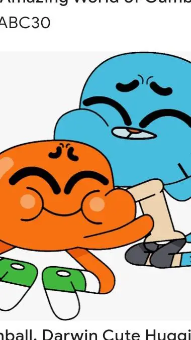 ai character: gumball and darwin background