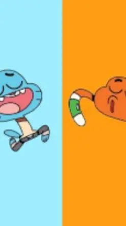 ai character: gumball kissed daw background