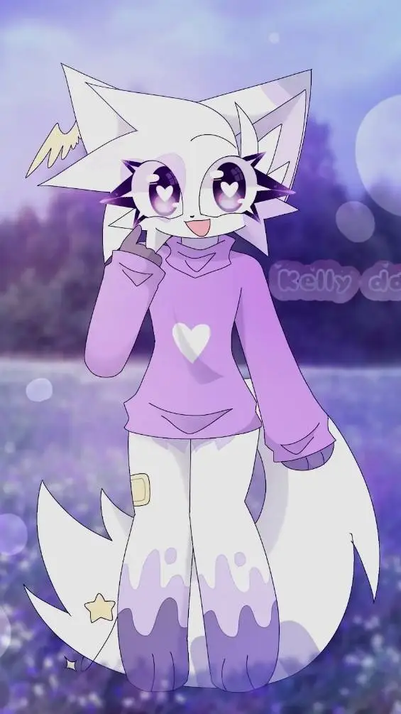 ai character: violetchan background