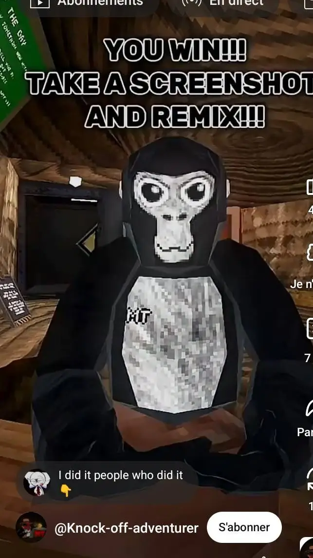 ai character: gorilla tag  background