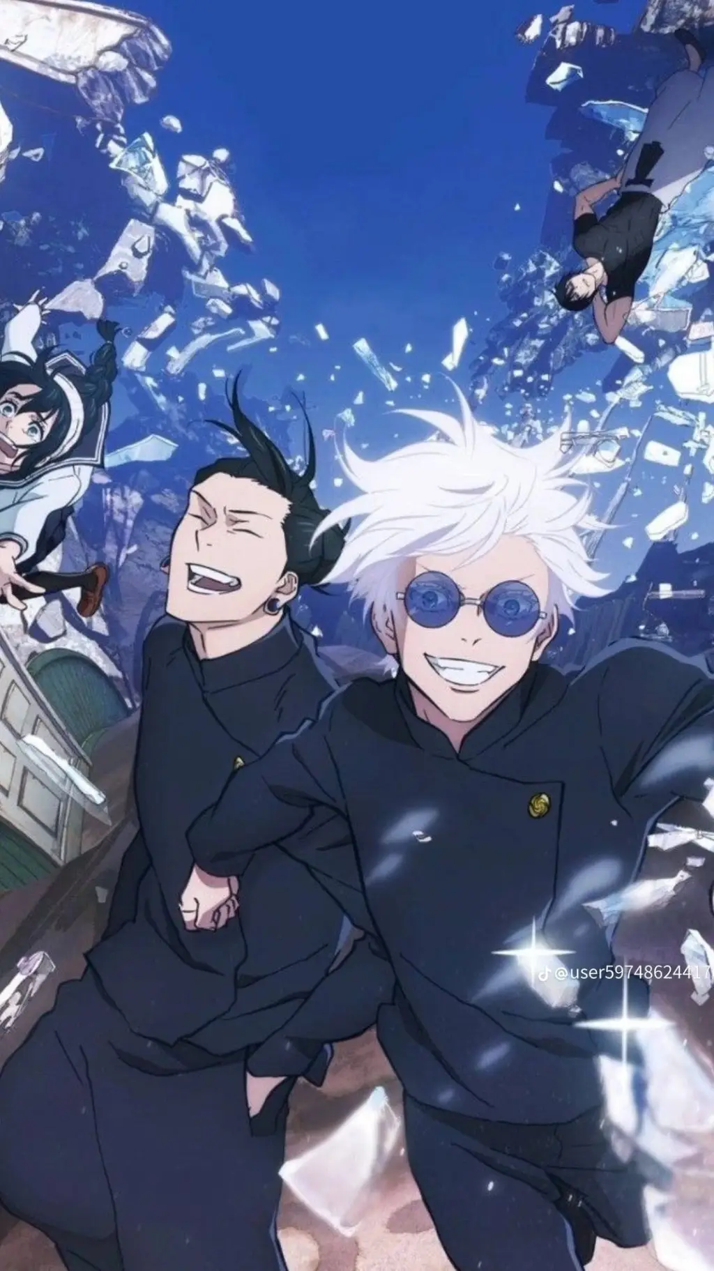 ai character: JJK (geto y gojo) background