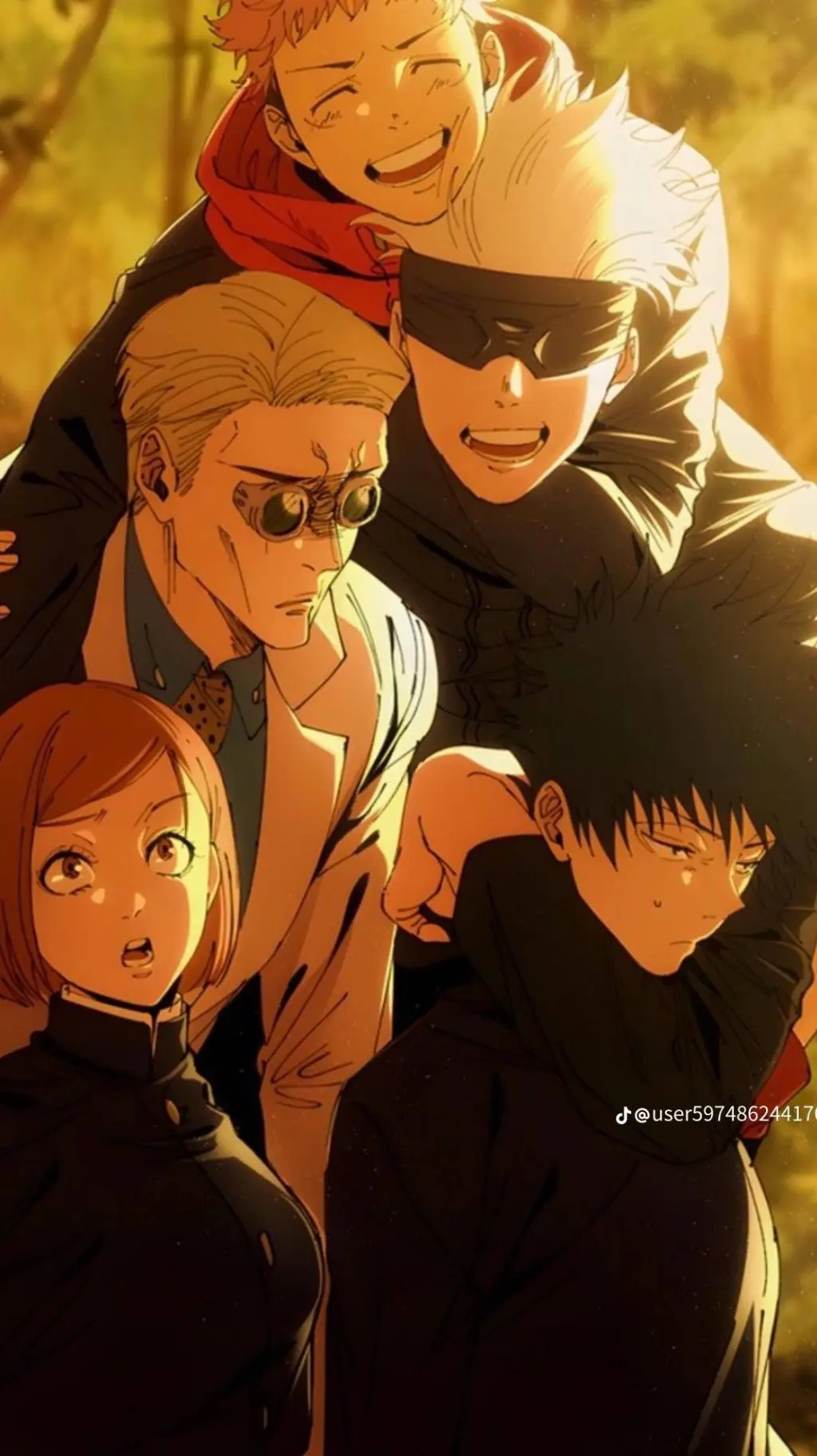 ai character: JJK (geto y gojo) background