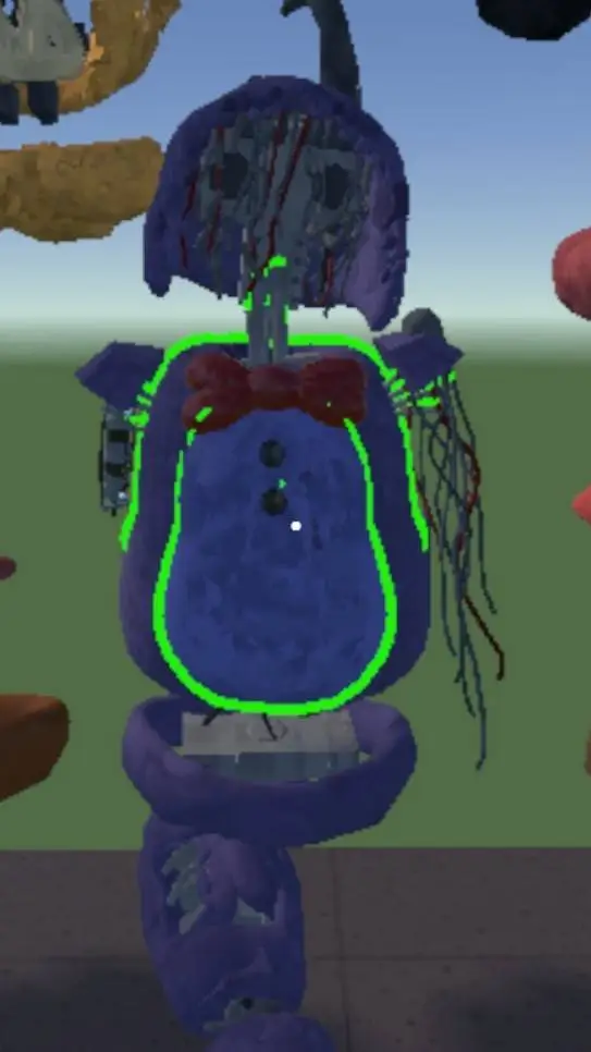ai character: old bonnie background