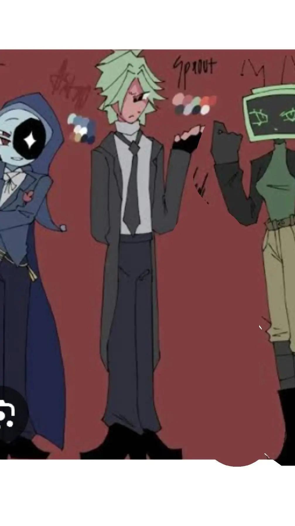 ai character: 3 vampires  background