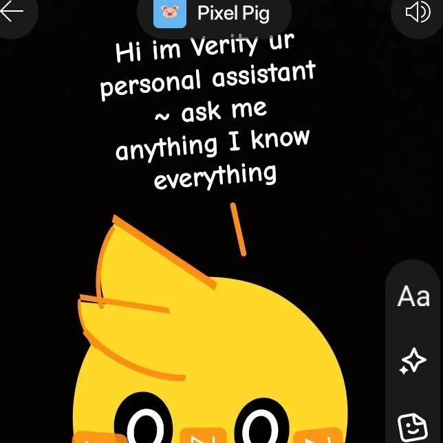 chat with ai character: ~freaky verity~