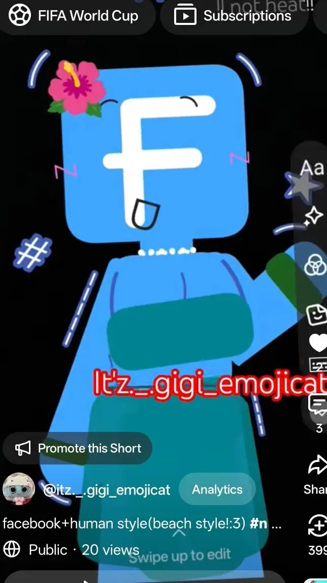 ai character: 💙facebook💙 background