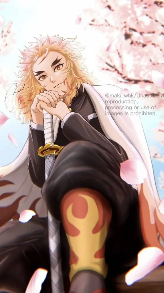 ai character: Rengoku Kyojiro  background