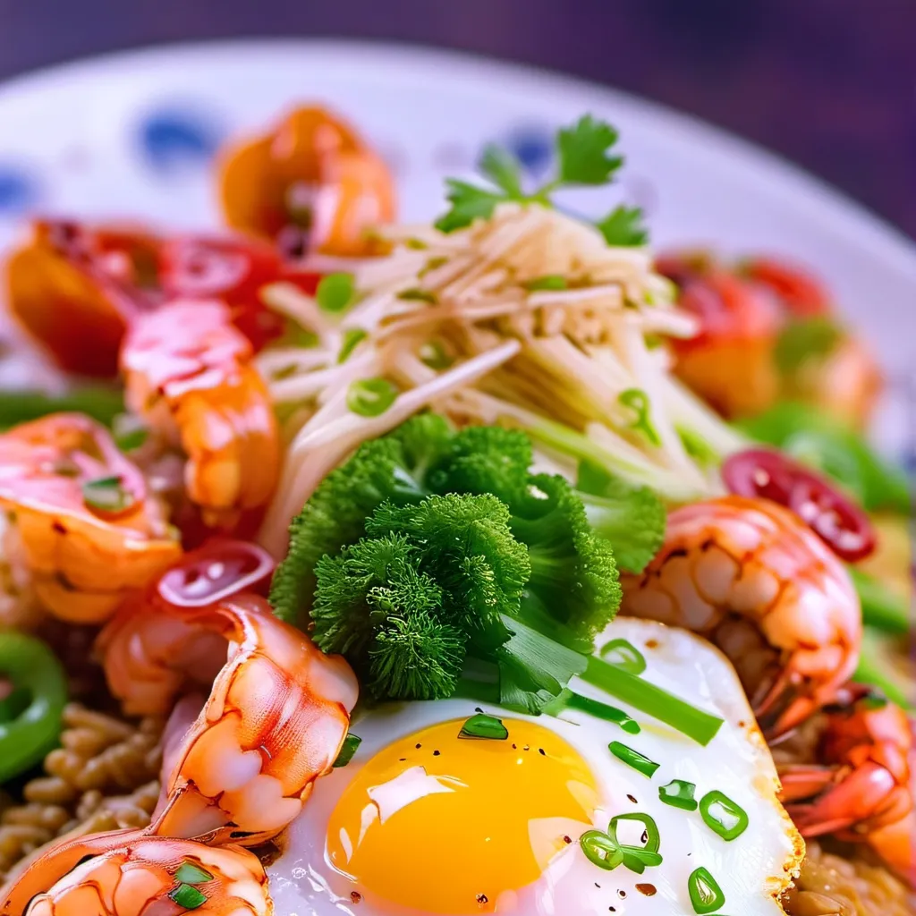 chat with ai character: Nasi goreng udang