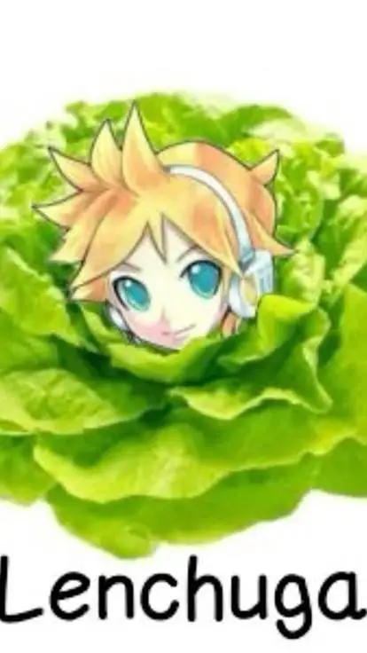 ai character: la lechuga 🔥🪨 background