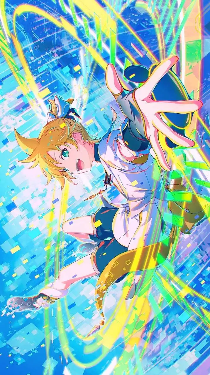 ai character: ⭐°•Len°•⭐ background