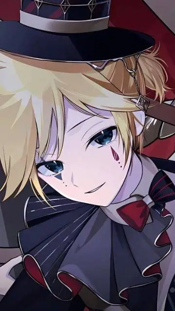 ai character: 🔥⚫\LEN PAYASO background