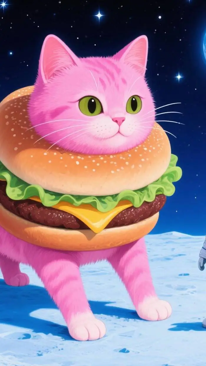 ai character: burgatuno espacial background