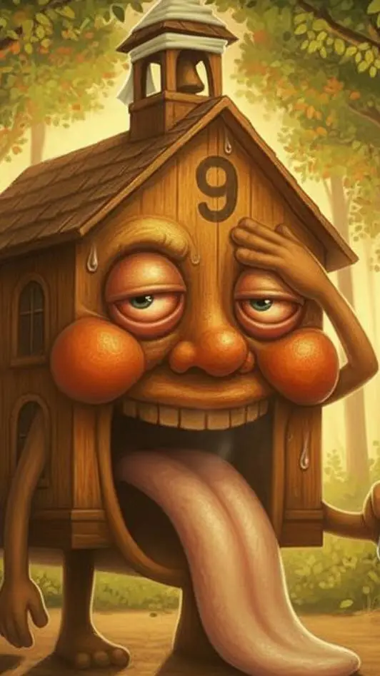 ai character: La esok sekolah background