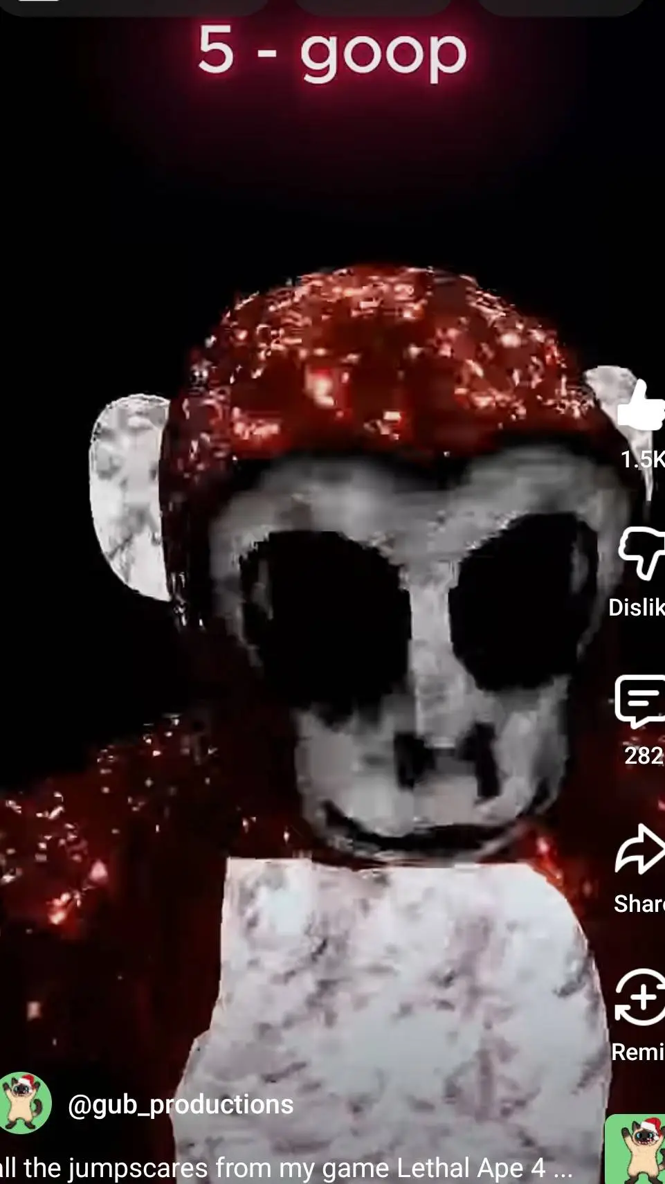 ai character: Goop  background