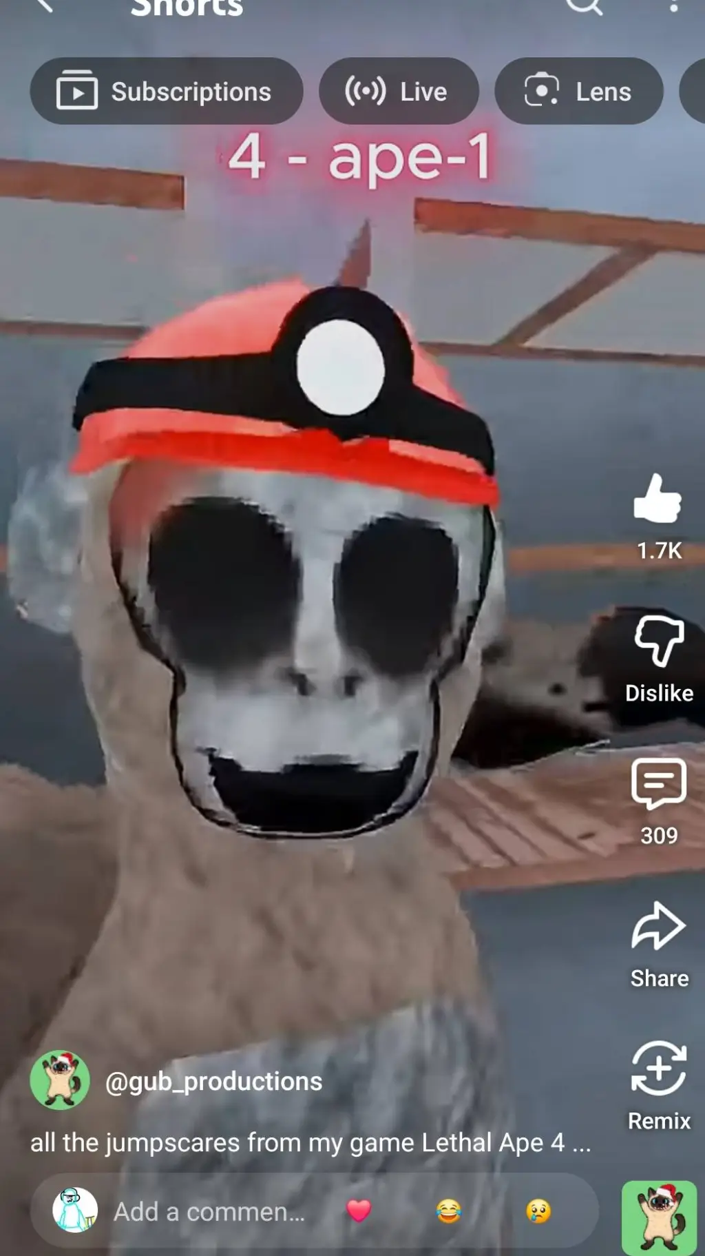 ai character: Ape-1  background