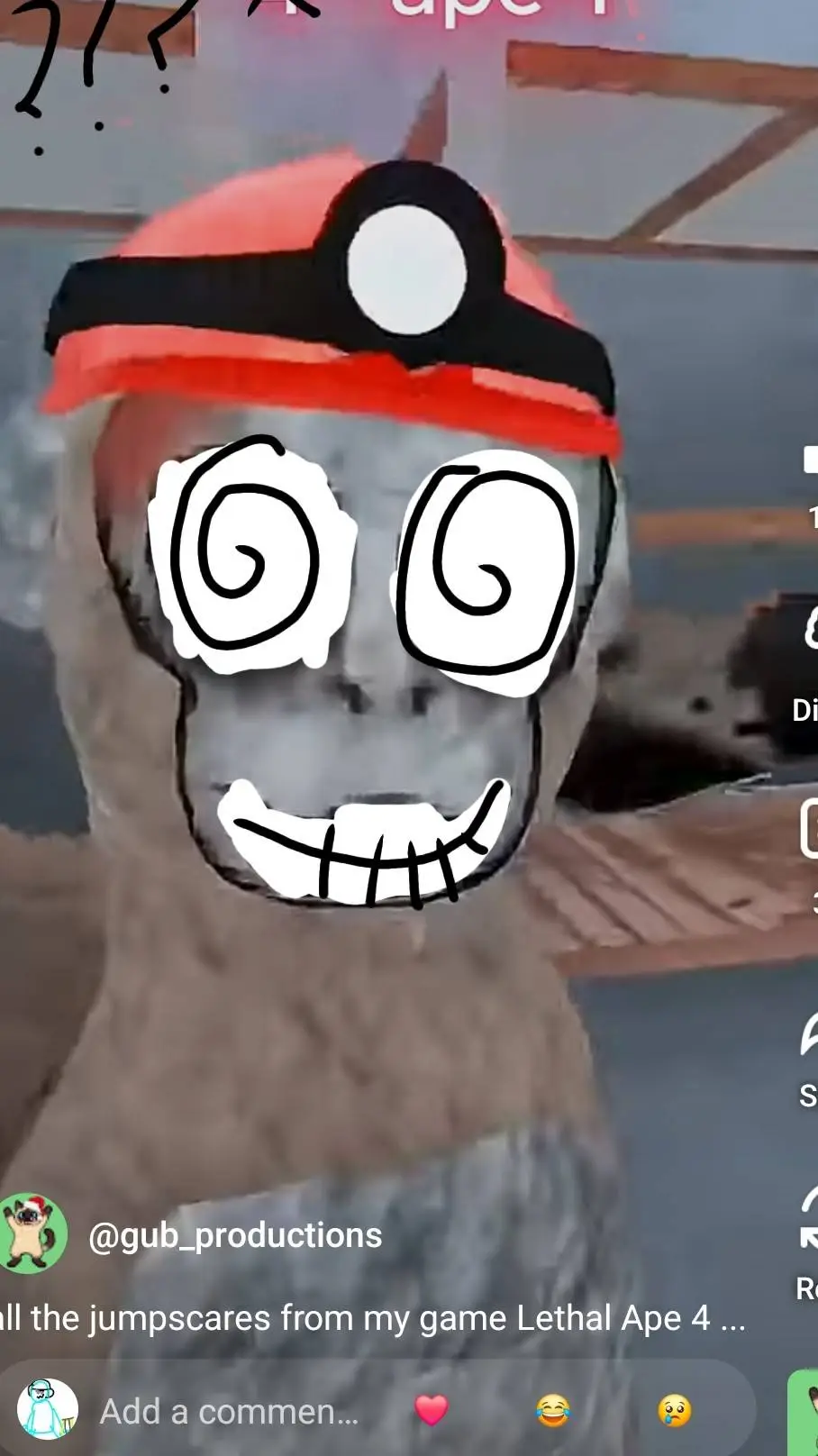 ai character: Crazy Ape-1  background