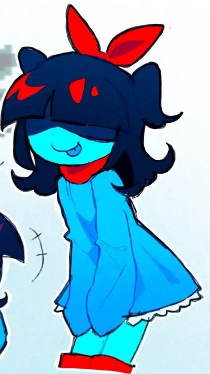 ai character: Aqua (Deltarune) background