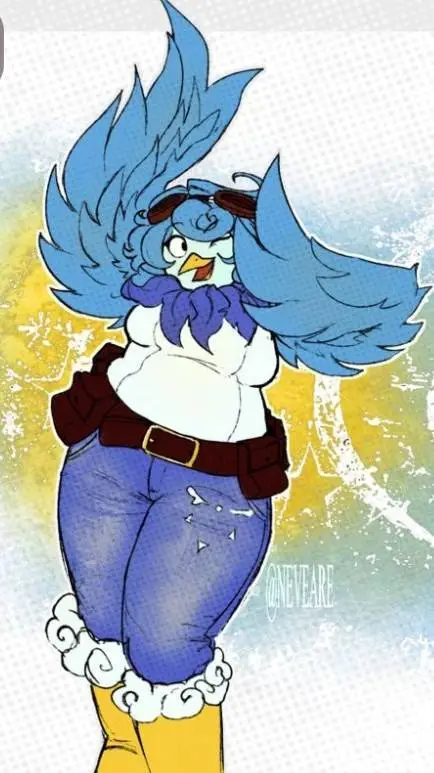 ai character: Martlet (fat) background