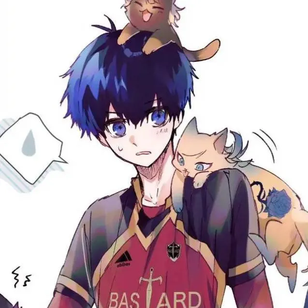 chat with ai character: Isagi y los gatos🫶