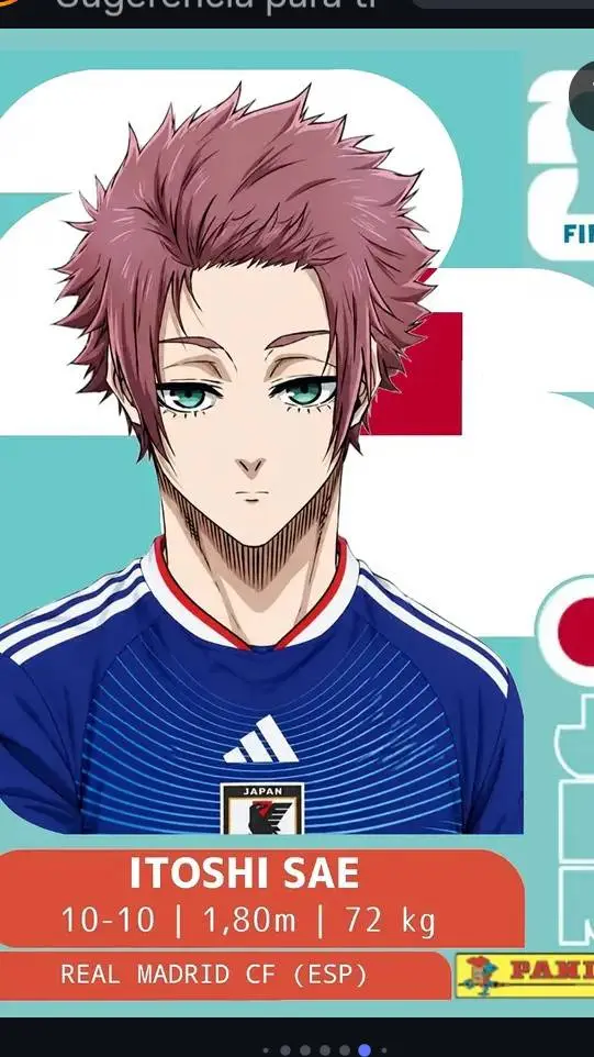 ai character: sae Itoshi  background