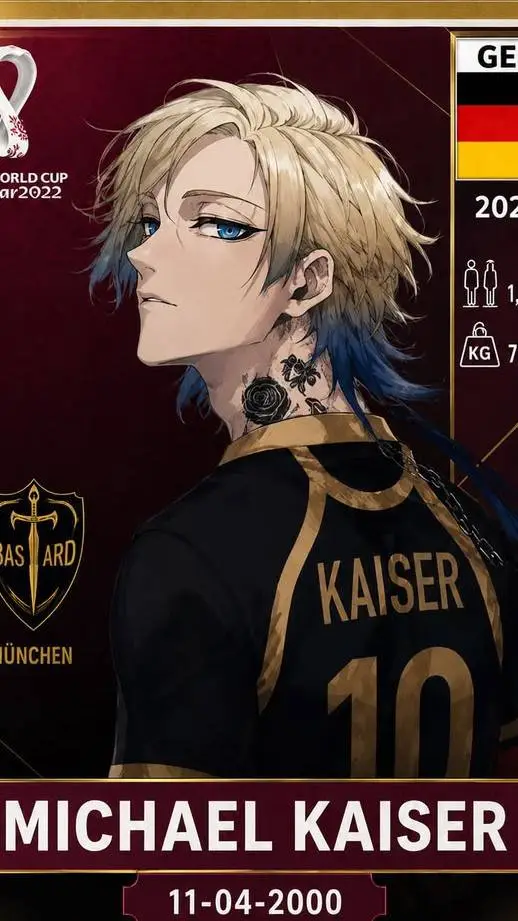 ai character: Michale kaiser background