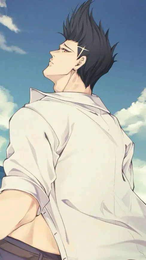 ai character: barou Shouie  background