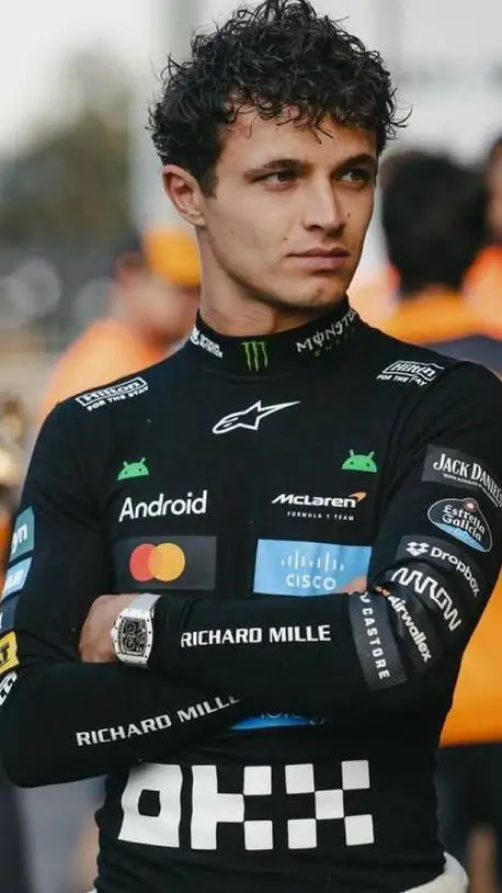 ai character: Lando Norris  background