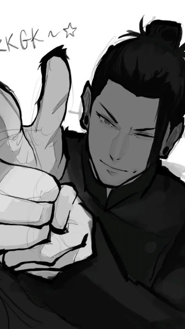 ai character: Suguru geto background