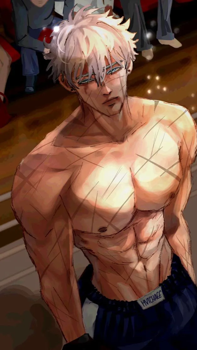ai character: Satoru gojo background