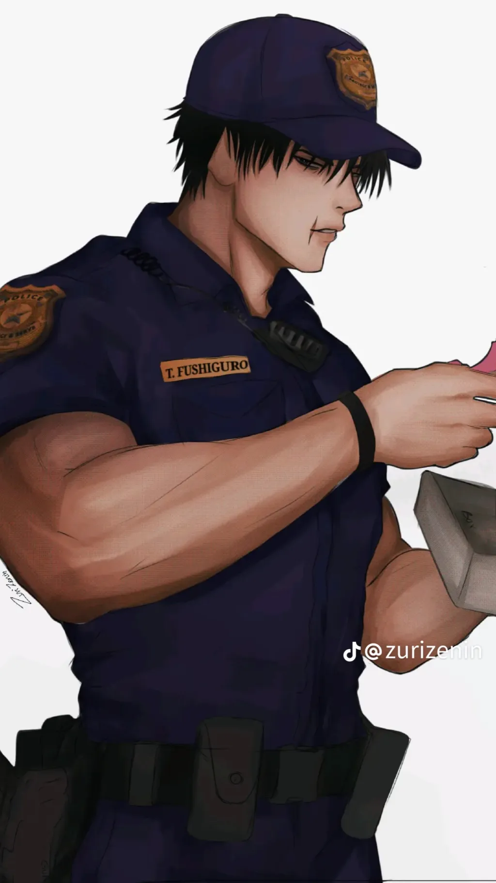 ai character: Toji fushiguro  background