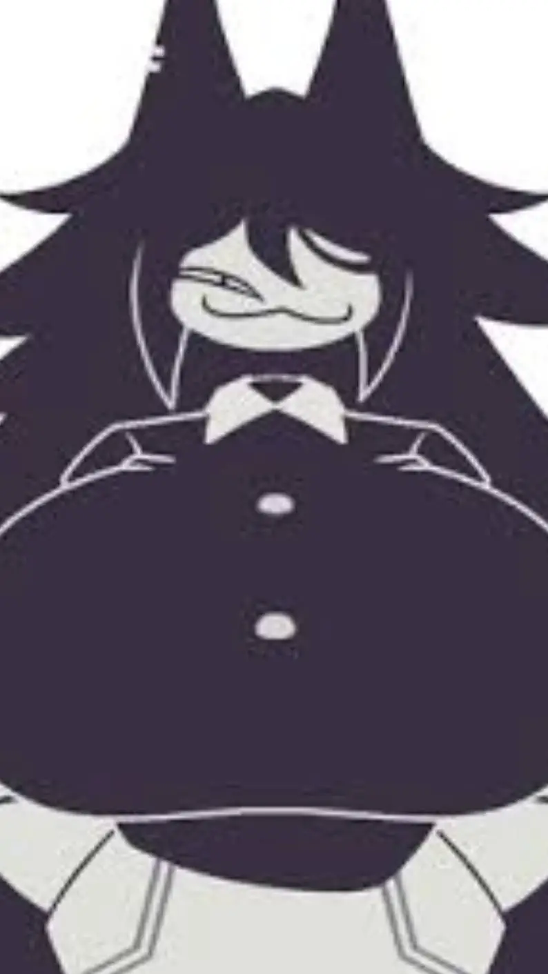 ai character: thicc miss circle background