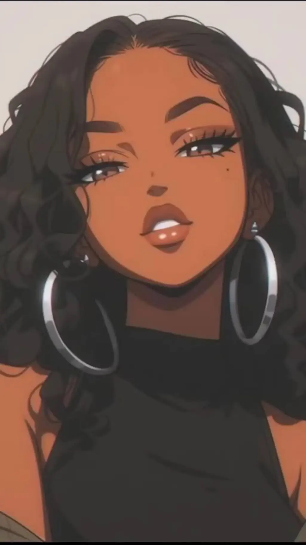 ai character: popular girl  background