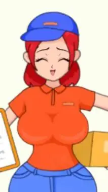 ai character: package lady background