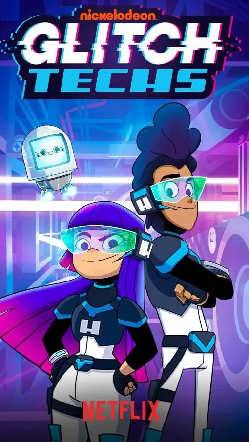 ai character: Glitch Techs background