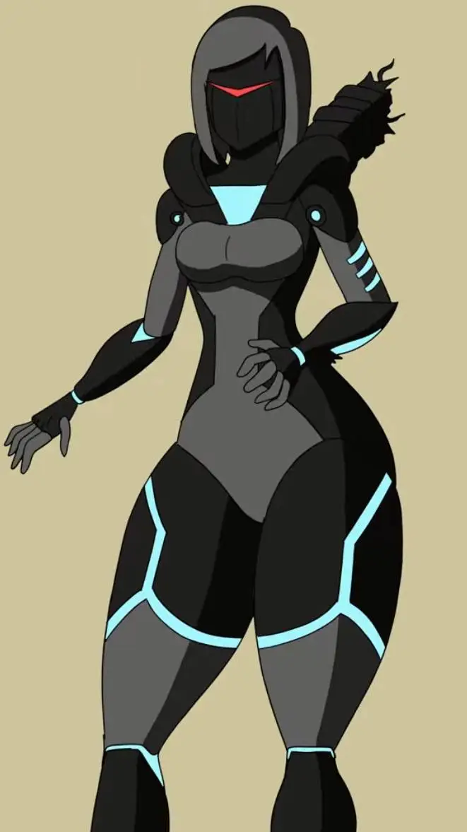 ai character: La Omnidroide V27  background