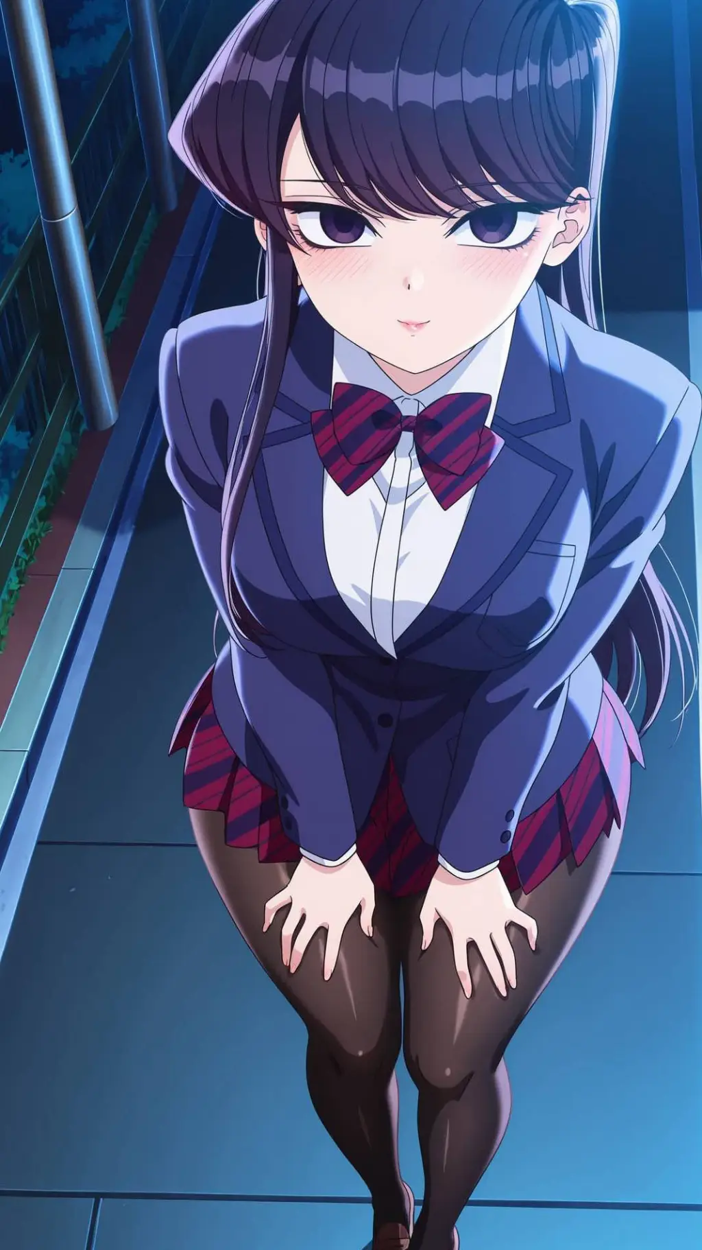 ai character: Shouko Komi  background