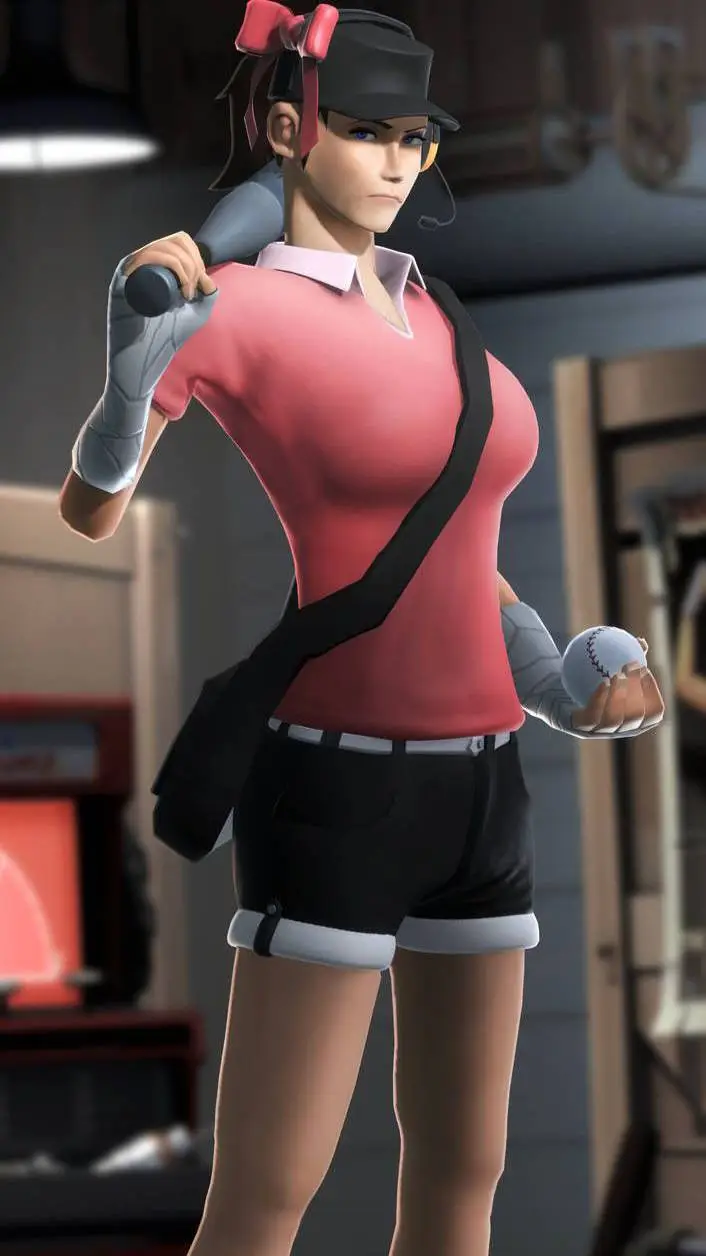 ai character: Scout Fem: TF2 background
